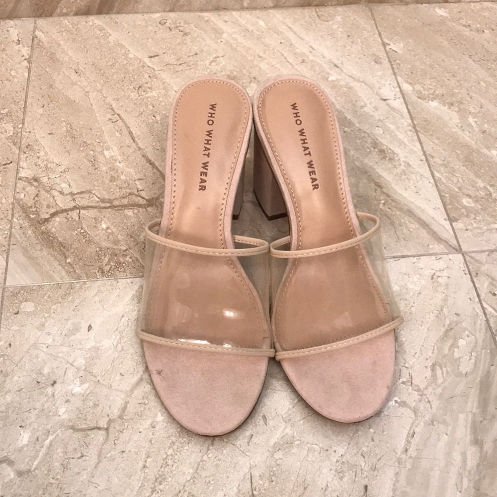 Who What Wear Target Clear Vinyl Danielle Sandals